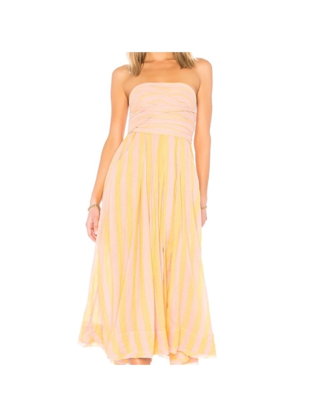 Free People Stripe Me Up maxi dress